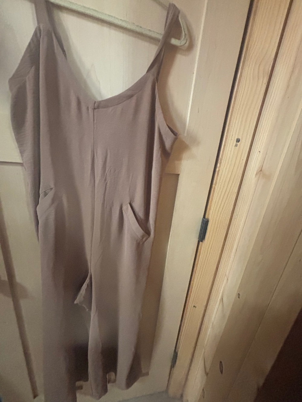 Tan jumpsuit
